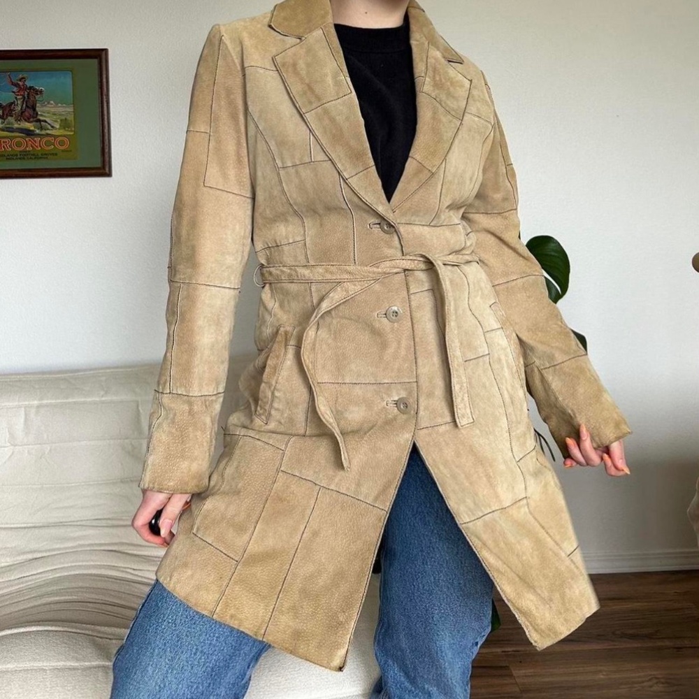 Vintage Tan Leather Wilson jacket